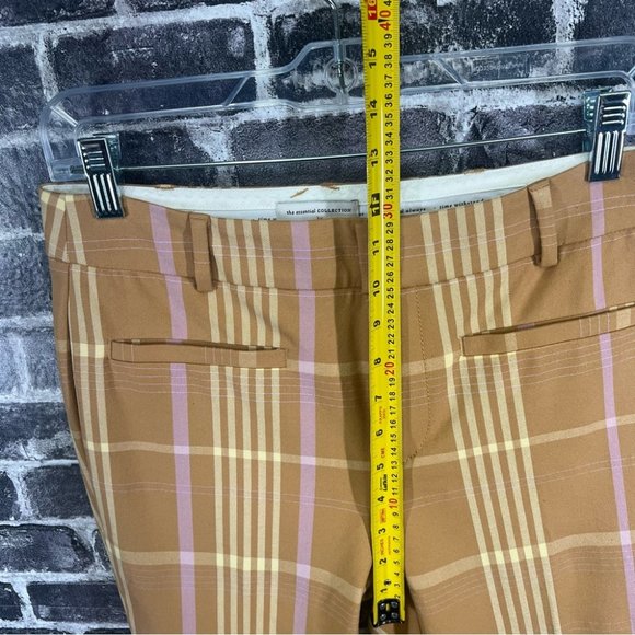 NWT Anthropologie Maeve Slim Kick-Flare plaid Pants - size 2 - Picture 15 of 16